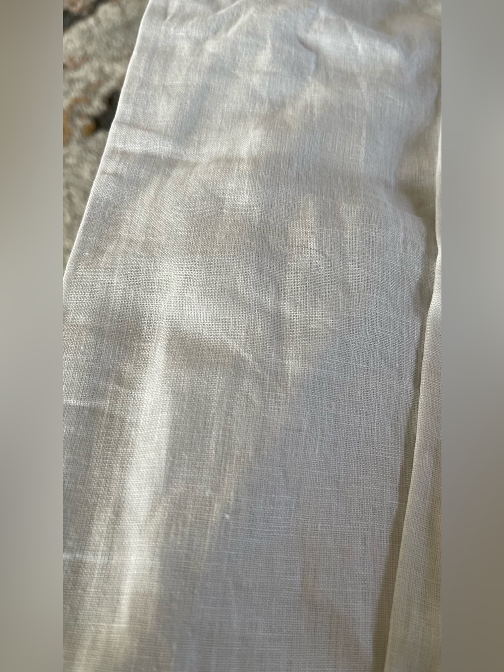 NWOT Quince European Linen True Blackout Curtain - Single Panel (White) 48 X 84 - Picture 4 of 7